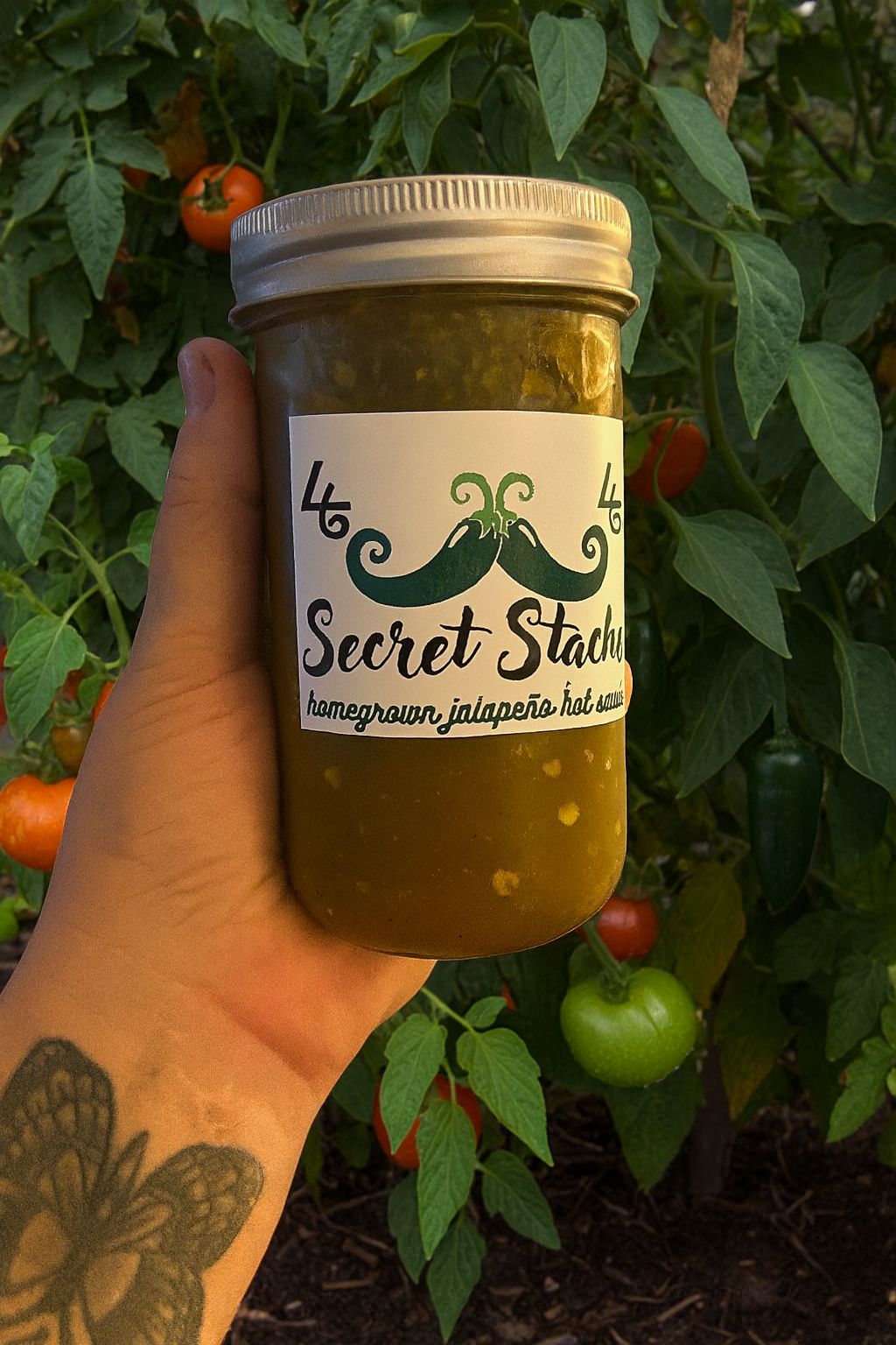 Secret Stache hot sauce