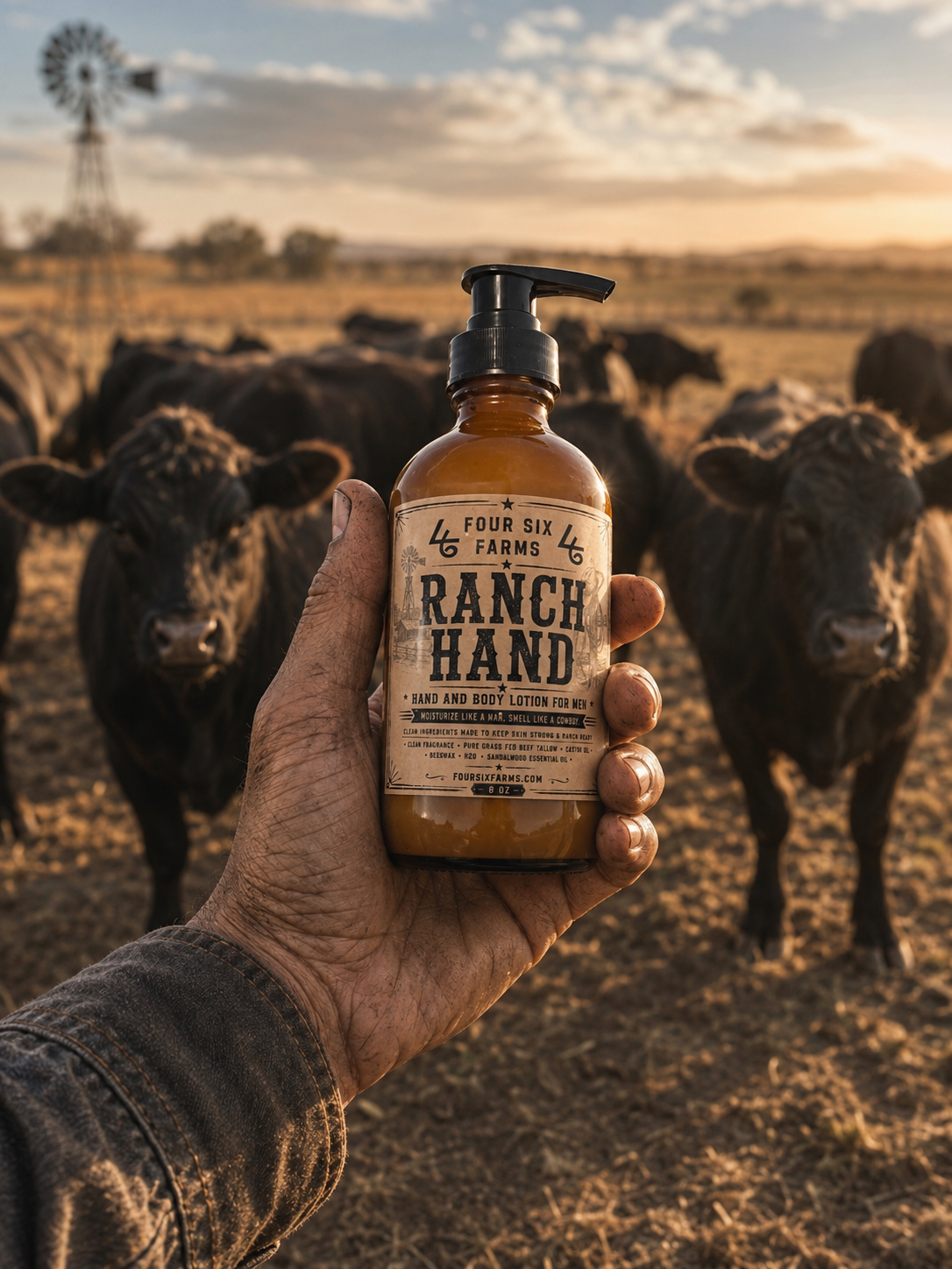 Ranch Hand and body lotion for men